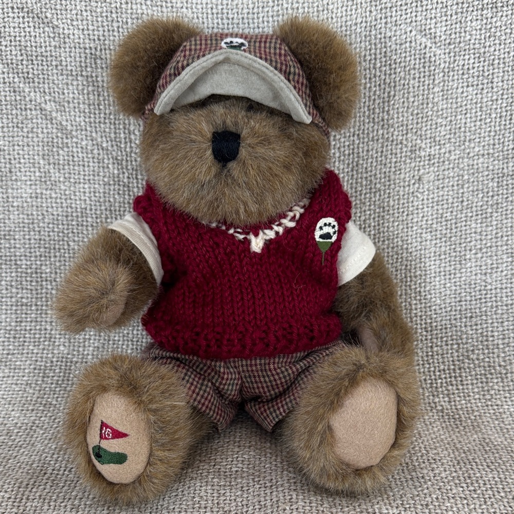 Boyds Bears Golfer‎ Plush with Outfit & Hangtag